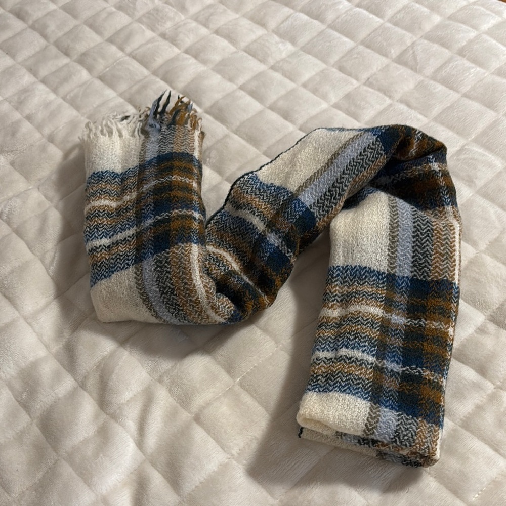 Plaid Moismont 100% Wool Multicolor Scarf